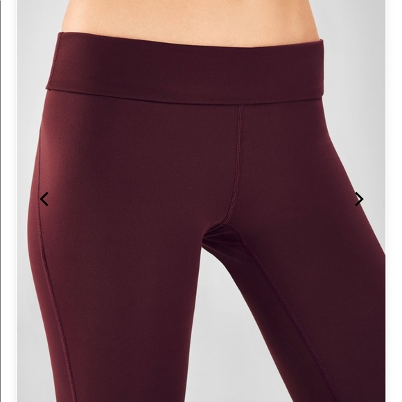 Fabletics HighWaisted Powerhold LeggingBurgundyXXS - Picture 7 of 8